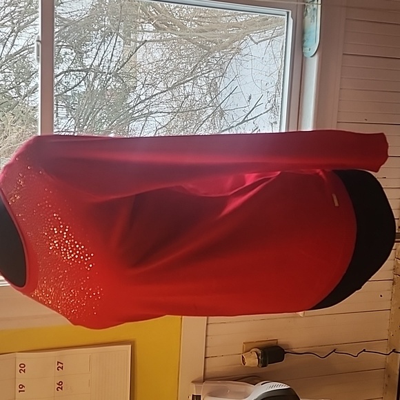 Women's Calvin Klein red tunic size medium NWT - Picture 3 of 9